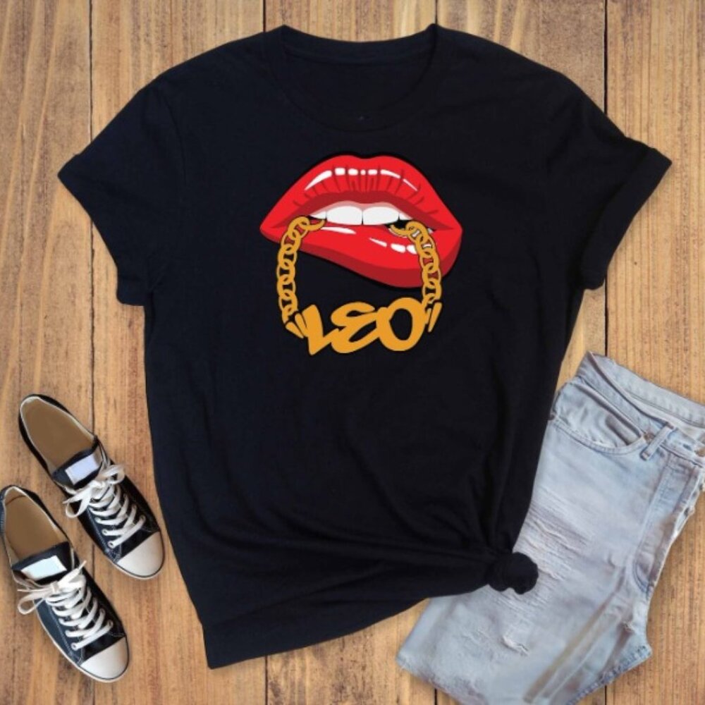 A Queen Was Born in July Birthday, Leo Zodiac Shirt